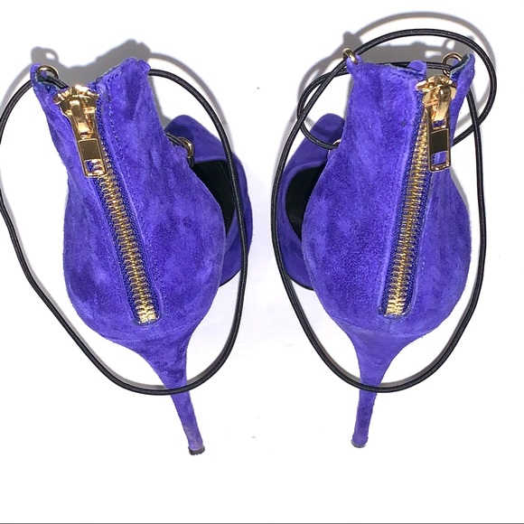 LUSTFORLIFE KissMe Strappy Suede Stiletto Heels - Picture 7 of 10